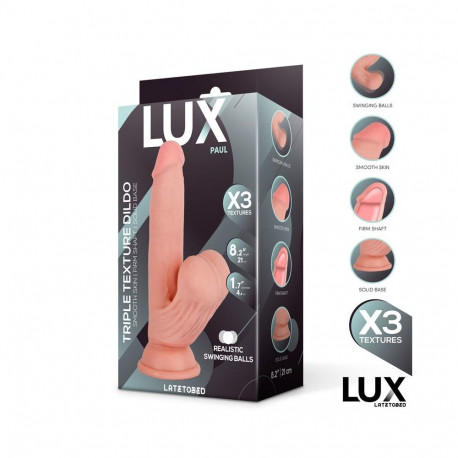 Paul dildo kolmekordse tekstuuriga liikuvate kuulidega 8,2" Cl,12