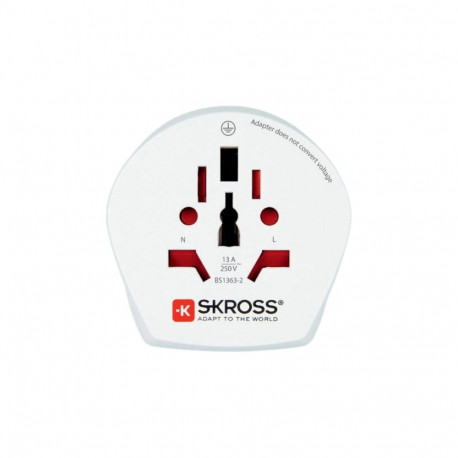 Skross Combo World to Australia / China  white - Travel adapter
