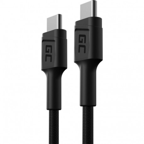 Green Cell USB-C – USB-C 30cm kiirlaadimiskaabel Power Delivery (60W) Ultra Charge QC 3.0