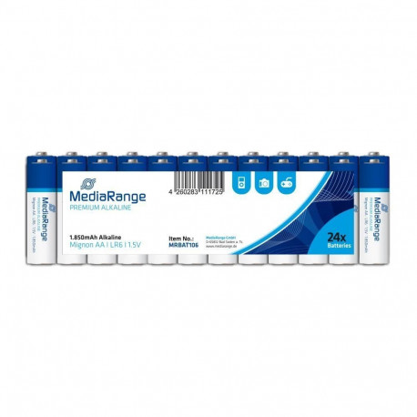 MediaRange leelispatareid MRBAT106 AA 1.5V/24PCS