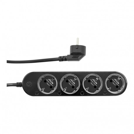 SHELLY Power Strip 4 Black WLAN 4-Outlet Power Strip // S4PL-00416EU
