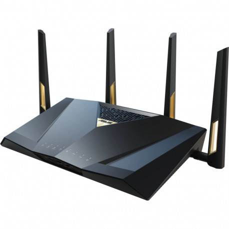 ASUS RT-BE88U wireless router 10 Gigabit Ethernet Dual-band (2.4 GHz / 5 GHz) Black  Grey
