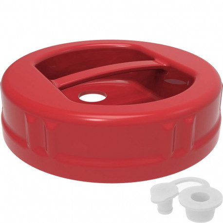 Browin Plastic twist-off lid Ø100 with opening and stopper 136001, 100mm, 56g, for fermentation, no 