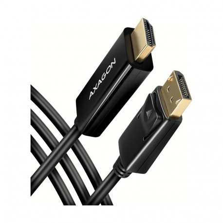 AXAGON DisplayPort-HDMI adapterkaabel RVD-HI14C2 4K/30Hz, 180cm pikk, must