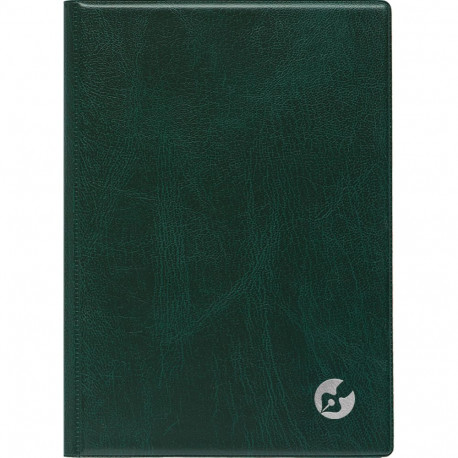 Raamatkalender Boss A5, NÄDAL vertikaal, spiraalköide, plastkaaned (ROHELINE) 00039/40068