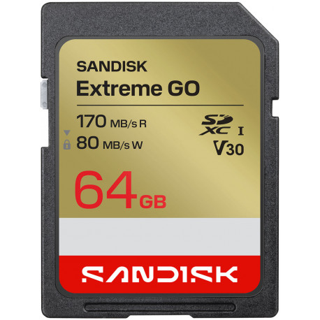 Sandisk memory card SDXC 64GB Extreme GO UHS-I