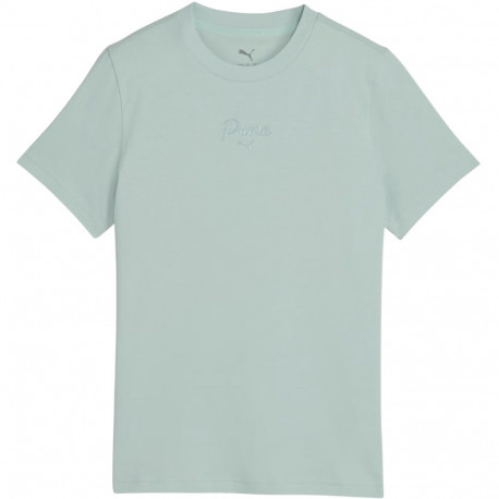 Koszulka dla dzieci Puma Ess Script Tee miętowa 692542 29 164cm