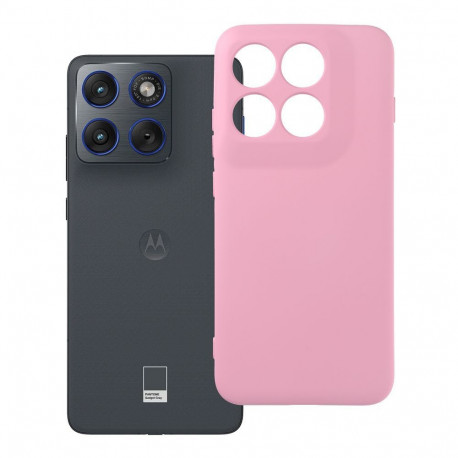 Case for Motorola Edge 70 Pro 5G Silicone powder pink