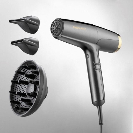 BABYLISS BAB8550E  High Speed Blow Dryer Grey & Gold