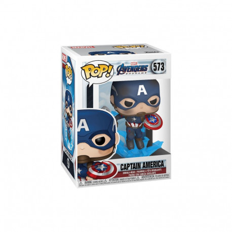 FUNKO POP! Vinyl figuur: Avengers: Endgame - Captain America w/Broken shield and Mjölnir