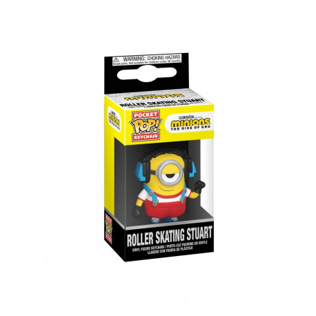 FUNKO POP! Keychain: Minions 2 - Roller Skating Stuart