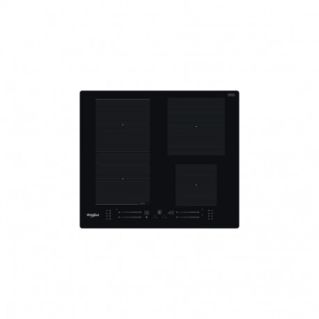 Whirlpool WF S7560 NE Black Built-in 60 cm Zone induction hob 4 zone(s)