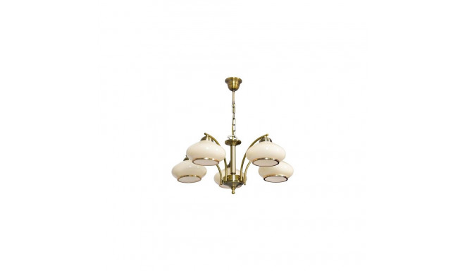 Activejet Classic ceiling chandelier pendant lamp RITA Patina 5xE27 for living room