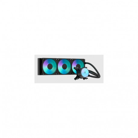 Fractal Design Radius 360 RGB Black Processor All-in-one liquid cooler 12 cm 1 pc(s)