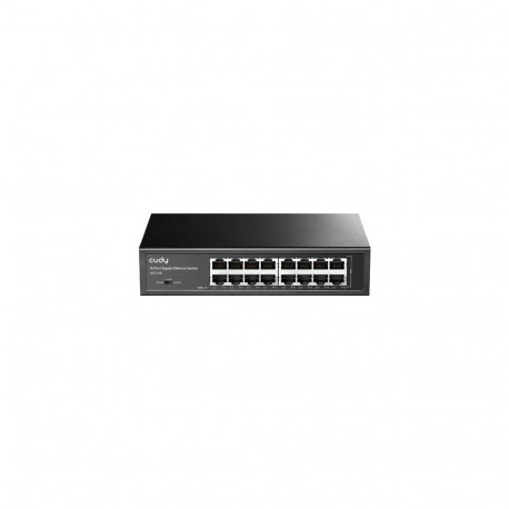 Cudy GS1016 network switch Unmanaged Gigabit Ethernet (10/100/1000) Black
