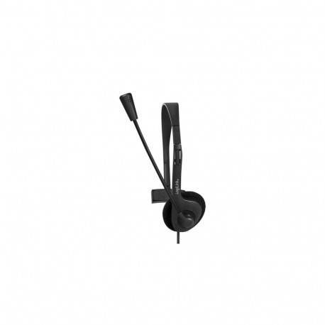 LogiLink HS0054 headphones/headset Wired Head-band Office/Call center Black