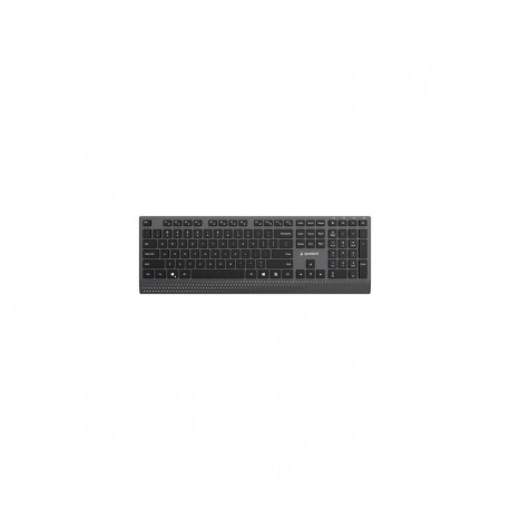 Gembird Slim wired multimedia keyboard with Type-C adapter, US layout