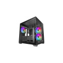 Mars Gaming MCVIEW3 computer case Mini Tower Black