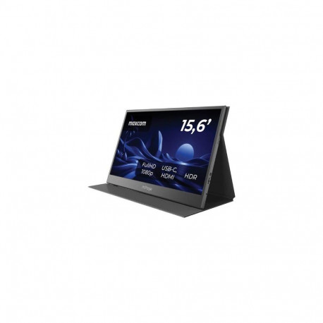 MaxCom MPAGE15 computer monitor 39.6 cm (15.6") 1920 x 1080 pixels Full HD LED Grey