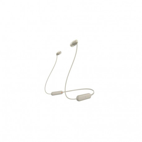 Sony WI-C100 Headset Wireless In-ear Calls/Music Bluetooth Beige