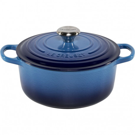 Le Creuset pott Signature ümmargune 24cm, taevassinine