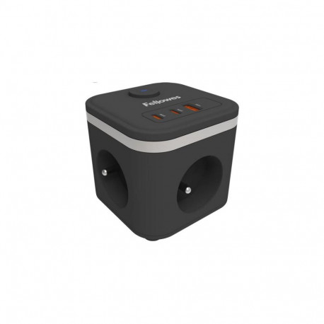 POWER CUBE TYPE F/BLACK 100137167 FELLOWES