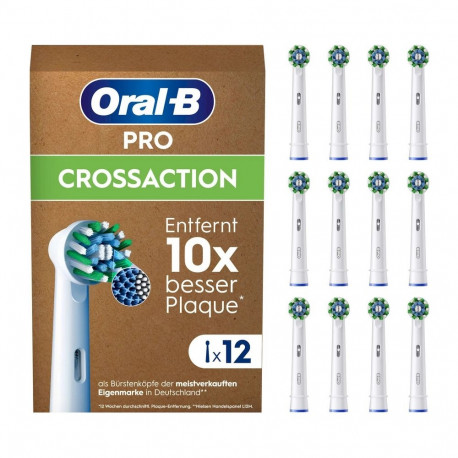 Oral-B CrossAction 12 tk, valge