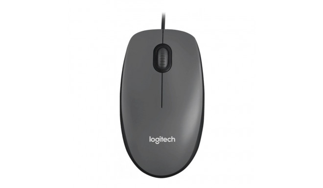 LOGI M90 corded optical Mouse grey