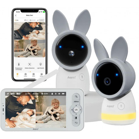 Arenti beebimonitor Ainanny 4MP x2 Kit