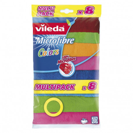 "Vileda 148394 Mikrofaser - Polyamid - Polyester Mehrfarben 8Stueck e Reinigungstücher"