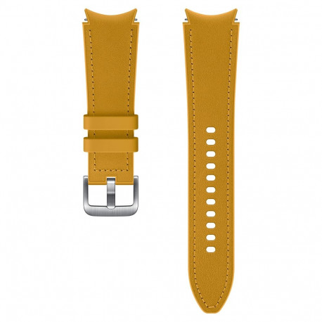 "Samsung Hybrid Leather Band (20 mm, M/L) mustard"