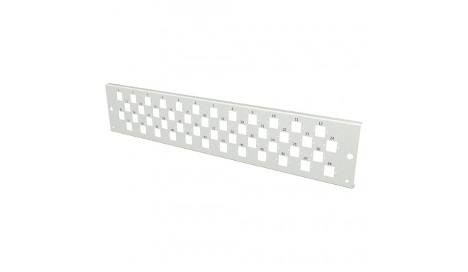 Esipaneel 2U 48XE2000 DUPLEX