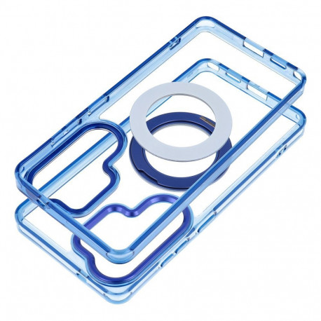 Case for Samsung S26 Frame Circle Stand compatible with MagSafe navy blue