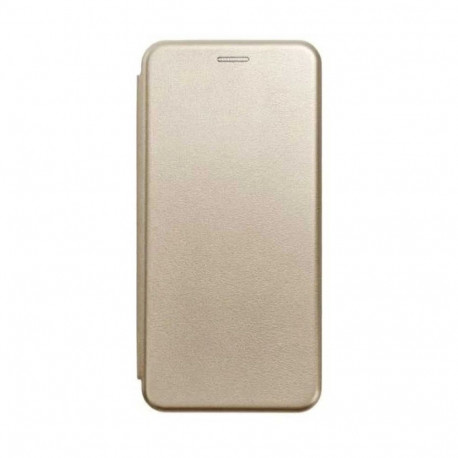 Beline magnetiline raamatuümbris Samsung S21 Ultra, kuldne/kuldne