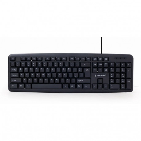 Gembird klaviatuur KB-U-103 USB US English, must