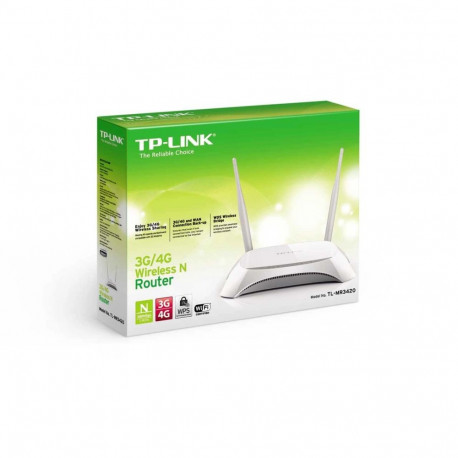 TP-Link TL-MR3420 wireless router Fast Ethernet Single-band (2.4 GHz) Black  White