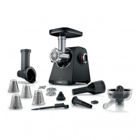 Bosch MFWS450B MultiPower Meat mincer, 1900 W, Black/Stainless Steel