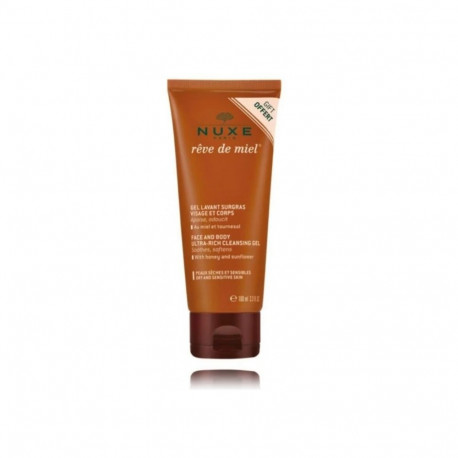 Nuxe Rêve de Miel Ultra Rich Cleansing gel for dry/sensitive face and body skin 100 ml