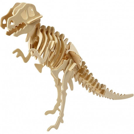 3D-konstrueerimisfiguur dinosaurus, 33 × 8 × 23 cm
