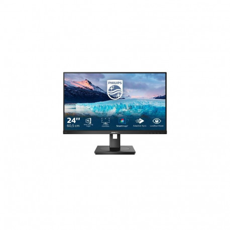 Philips S Line 242S1AE/00 computer monitor 60.5 cm (23.8") 1920 x 1080 pixels Full HD LED Black
