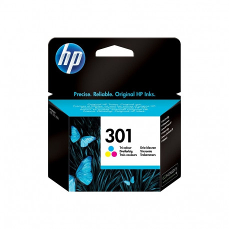 HP tindikassett 301, originaalne, kolmevärviline