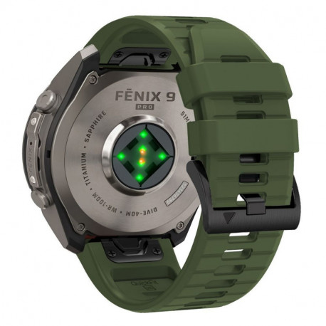Tech-Protect kellarihm Silicone Garmin fenix 51mm, military green