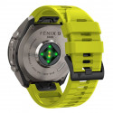 Tech-Protect kellarihm Silicone Garmin fenix 47mm, volt lime