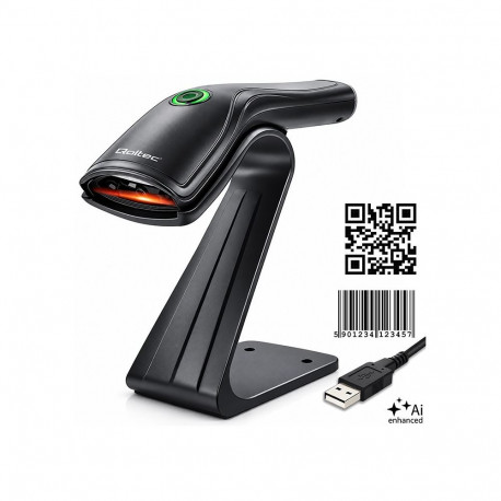 vöötkoodiskanner 1D 2D koos alusega QR EAN US