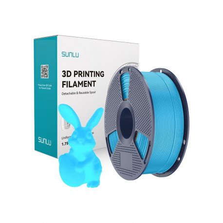 3D Printing Filament - Sunlu PLA Glow In The Dark 1.75 mm 200–210°C Blue