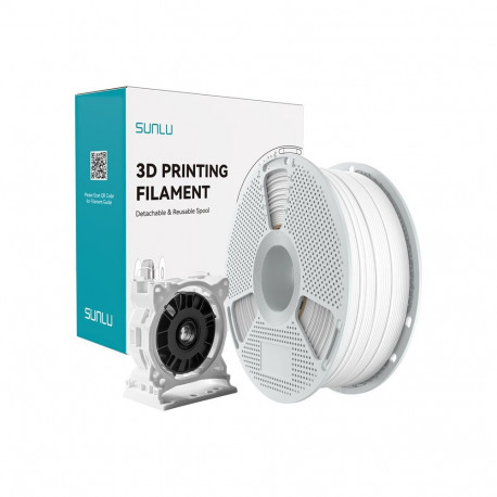 3D Printing Filament - Sunlu PC-ABS 260–280°C Heat Deflection 102°C White