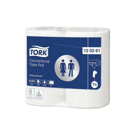 Tualettpaber Tork Advanced Toilet, T4, 2-ply, 9.9cm x 69.4m, 4 tk 120261