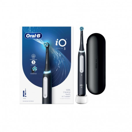 Oral-B iO3 Series Electric toothbrush, Black + Travel case |