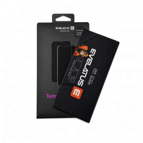 Evelatus Apple iPhone 18 Pro Corning Gorilla Glass Anti-Static 3D Full Cover 10X Stronger