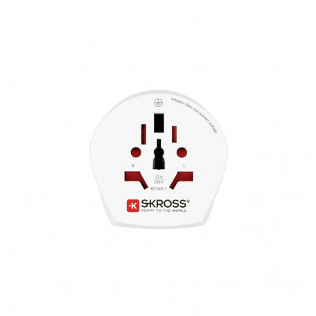 Skross Combo World to Israel power plug adapter White